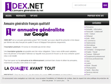 Tablet Screenshot of 1dex.net